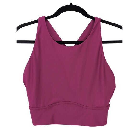 IUGA Bikini Swim Top Womens S Fuchsia High Neck Cross Back Swim Beach Paddle - Picture 3 of 10